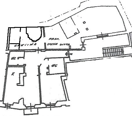 Bilocale con tavernetta floorplan 1